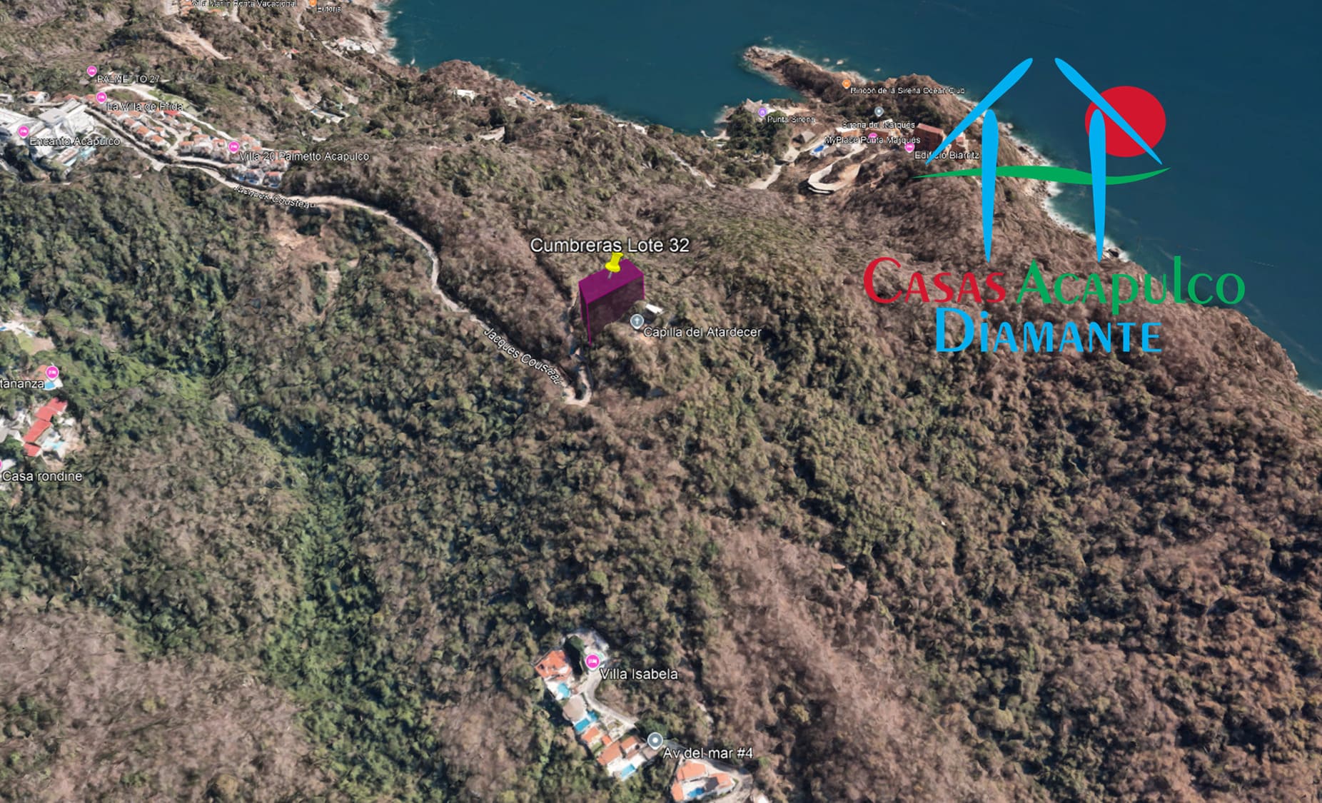Terreno Brisas del Marqués Cumbreras Lote 32 - Ubicación satelital y entorno 3